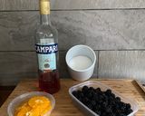A picture of step 1 of The Mysterious Garibaldi Sorbet.