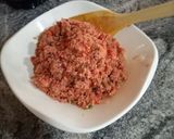 A picture of step 5 of Dumbling in spicy sausage sauce.