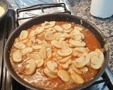 Foto del paso 4 de la receta: Lasagna de carne y jamón en salsa bechamel y tomate 🍅