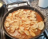 Foto del paso 4 de la receta: Lasagna de carne y jamón en salsa bechamel y tomate 🍅