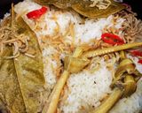 Foto langkah ke 5 dari resep Nasi Liwet Ricecooker Simple.