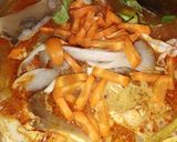 Gambar langkah 3 resipi Tomyam Ayam ala Thai.