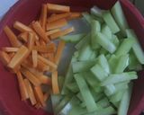 Foto langkah ke 1 dari resep Tumis Jipang/Labu Siam & Wortel.