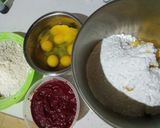 Foto langkah ke 1 dari resep Red velvet cake (buah bit cake).