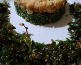 A picture of step 3 of Crackling Spinach.