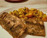 Fűszeres lazacszelet sütőben sütve recept fázis 3 fotója