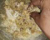 A picture of step 6 of Honey oatmeal choco cookies.