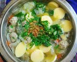 รูปขั้นตอนการทำที่ 3 ของ ต้มจืดหมูสับผักรวมมิตร