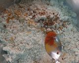 A picture of step 2 of Oats masala sticks.