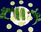 A picture of step 6 of Green Sandwich.