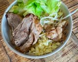 A picture of step 16 of Jiro-style ramen with InstantPot.