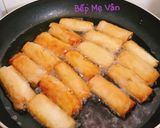 Hình bước làm 3 của món Bún chả giò thịt bò xào