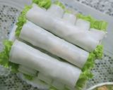 Hình bước làm 4 của món Phở cuốn