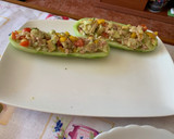 Foto del paso 3 de la receta: Pepinos rellenos de atún