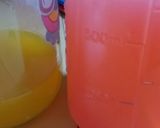 A picture of step 4 of Pina~lemon~berry blast.