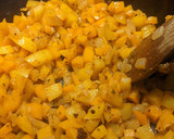 A picture of step 4 of Mexican black bean and sweetcorn soup.