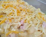 Foto del paso 3 de la receta: Mac&cheese con taquitos de jamón ahumado