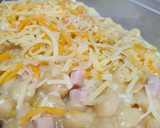 Foto del paso 3 de la receta: Mac&cheese con taquitos de jamón ahumado
