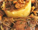 Foto del paso 9 de la receta Hígado de ternera encebollado con Puré de patata