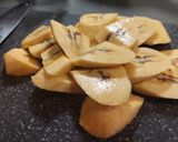 A picture of step 1 of Crispy Honey Glazed Plaintain/Banana Fritters.