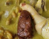 Gambar langkah 3 resipi Rendang Ayam Bersama Kacang Panjang.