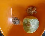 A picture of step 1 of Jaggery & lemon juice.