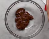 A picture of step 1 of Chocolate hazelnut mug cqkes.