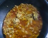 A picture of step 4 of Karele Qeema.