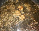 A picture of step 9 of Tuscan Chicken & Shrimp pasta.