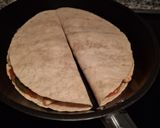 A picture of step 6 of Chicken Tenderloin and Pepper Quesadillas.
