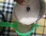 A picture of step 2 of Black rice pudding/ Chak Hao pudding.