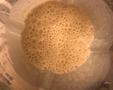 A picture of step 3 of Maddie’s Peanut Butter Banana Workout Smoothie.