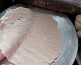 A picture of step 5 of Jowar Roti /Bhakri.