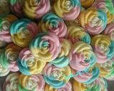 Foto langkah ke 6 dari resep Bolu Kukus Mawar Manis,No bau amis.