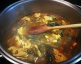 Foto del paso 8 de la receta: Sopa de lechuga romana con jamón curado