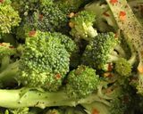 A picture of step 1 of Baked capsicum with paneer and broccoli.