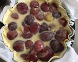 Une image de l'étape 3 de Tarte prunes vanille et amandes.