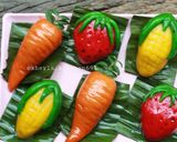 Foto langkah ke 5 dari resep Kue Ku / Kue Tok Tanpa cetakan.