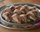 Fibriyás mikrós Kókuszos “mézes” háromszögek keto GM recept fázis 3 fotója
