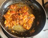 A picture of step 6 of Tomato Pachadi.