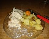 Foto del paso 6 de la receta: Solomillo de cerdo al horno con papas y salsa de pimienta
