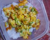 Foto langkah ke 3 dari resep Omelet Puyuh Keju Mpasi 9+.