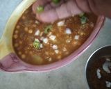 A picture of step 11 of Ghughni Chaat.