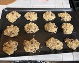 A picture of step 4 of Banana Oatmeal Chocolate Chip Cookies.