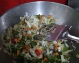 A picture of step 3 of Chinese Schezwan veg noodle rice (two in one) #Nov #W2.