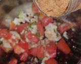 A picture of step 3 of Chana chaat.