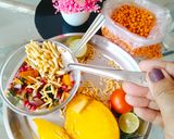 A picture of step 2 of Mango Chatpata Salad (Masala Bundi with Mango salad) 🥗.