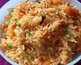 A picture of step 8 of Tomato Pulav.