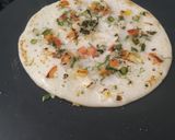 A picture of step 5 of Onion tomato uttapam.
