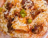 A picture of step 5 of Qorma Pulao.